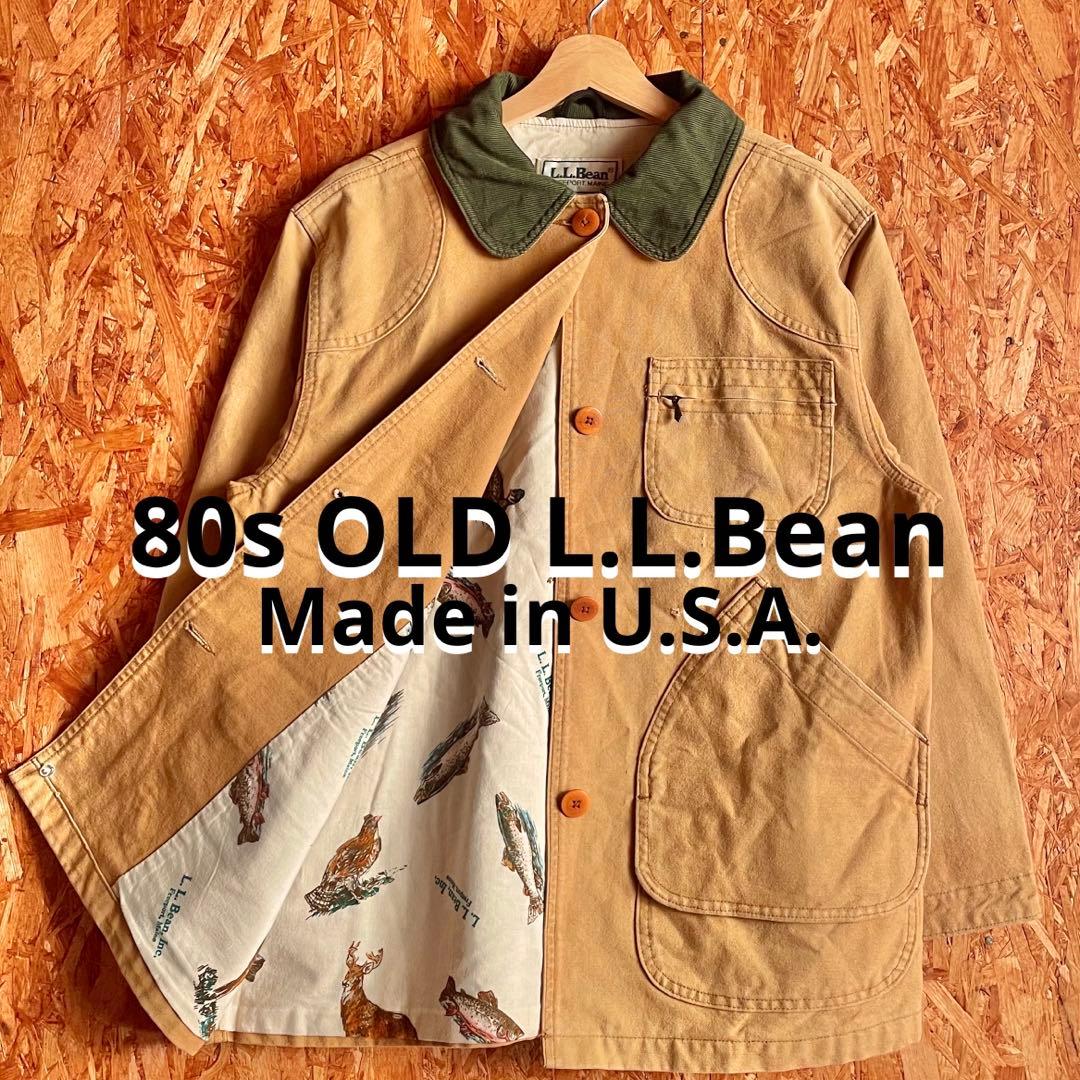80s OLD L.L.Bean USA製 ハンティングジャケット カバーオール