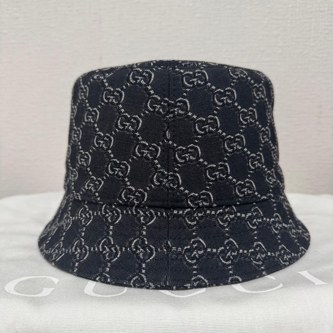【美品】GUCCI GGシャドウ バケットハット