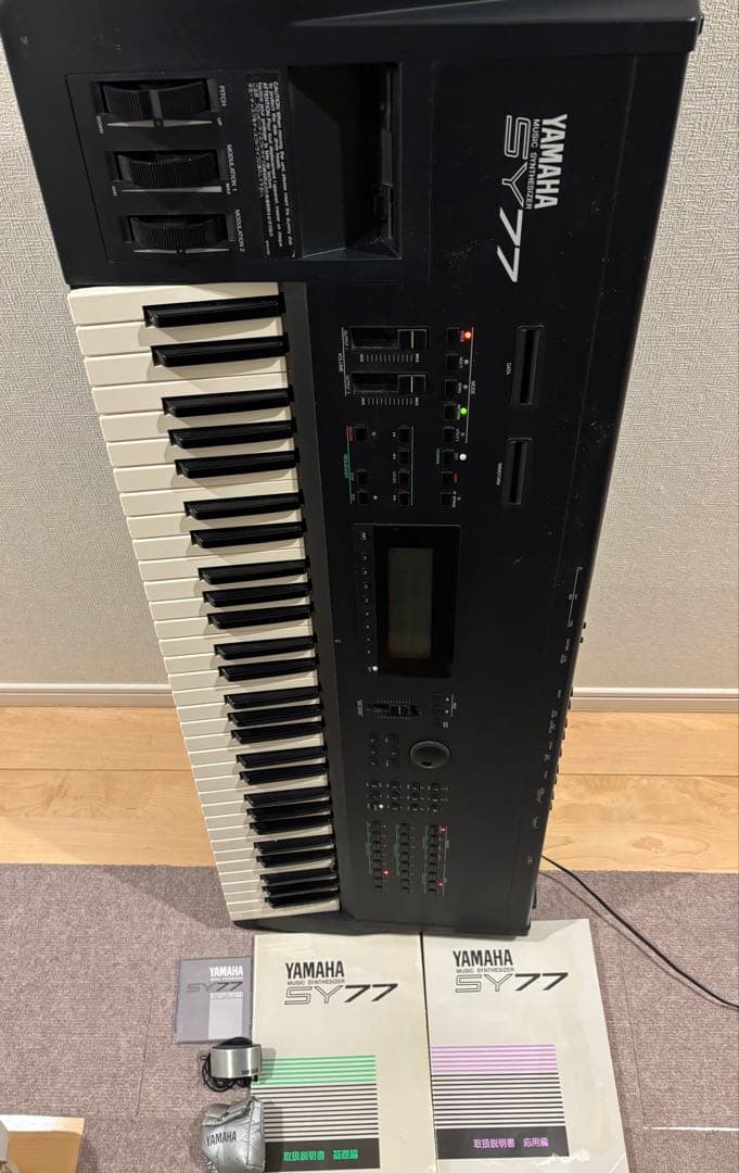 ぶ*る様 Yamaha SY77 【取説2冊】＋ブレスコントローラ【BC1】