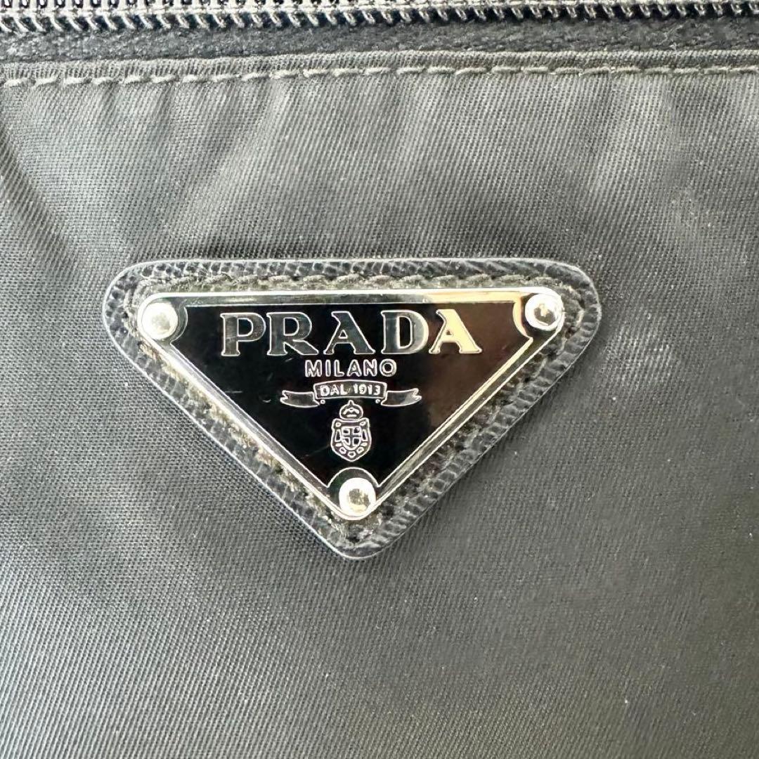 プラダ VA0563 ショルダーバッグ サコッシュ 三角ロゴ ナイロン 黒