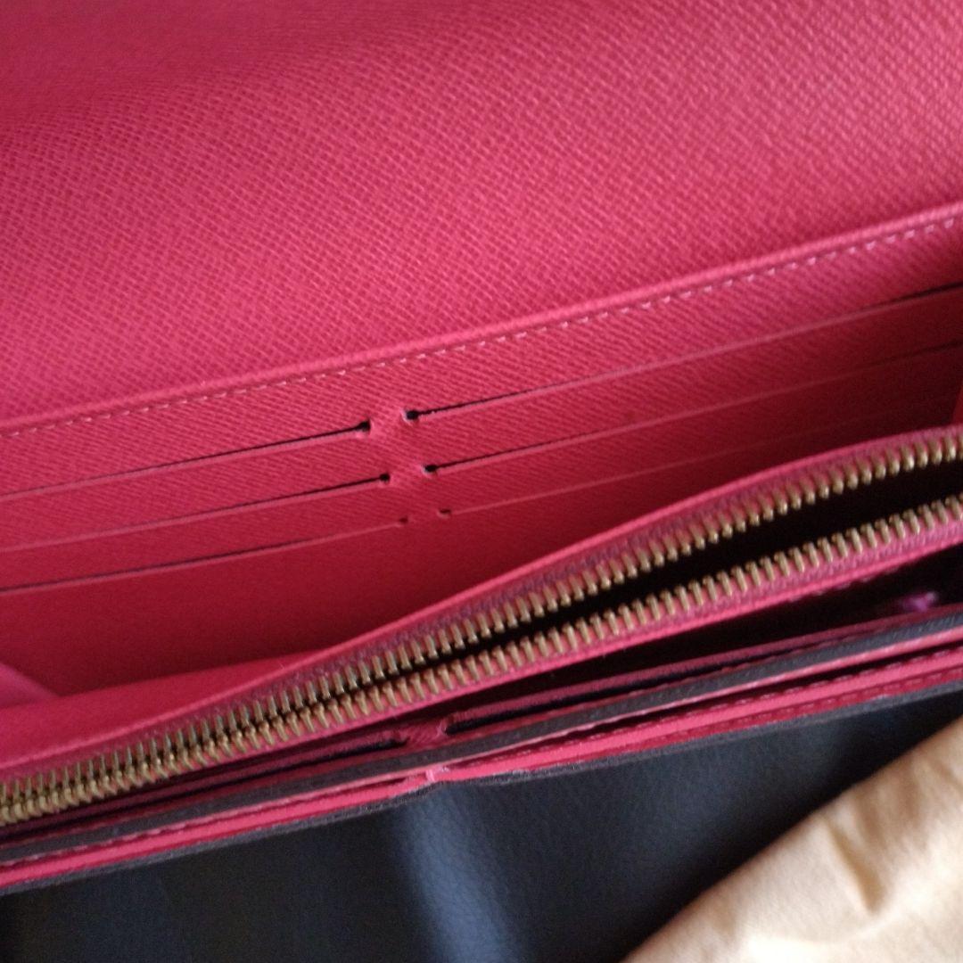 LOUIS VUITTON 限定品長財布 レッド/ブラウン