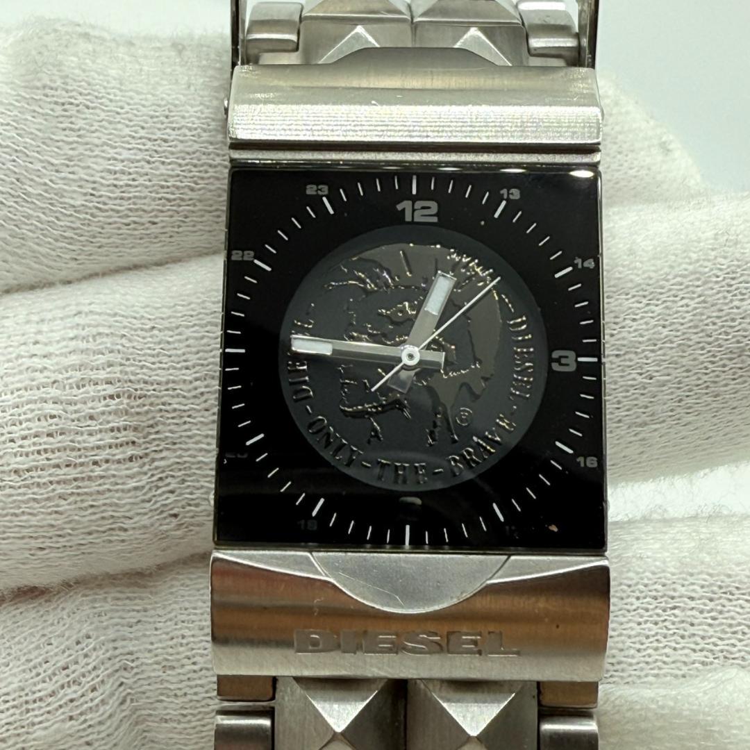 DIESEL DZ-1143 スタッズ ブレス ウォッチ クオーツ 腕時計