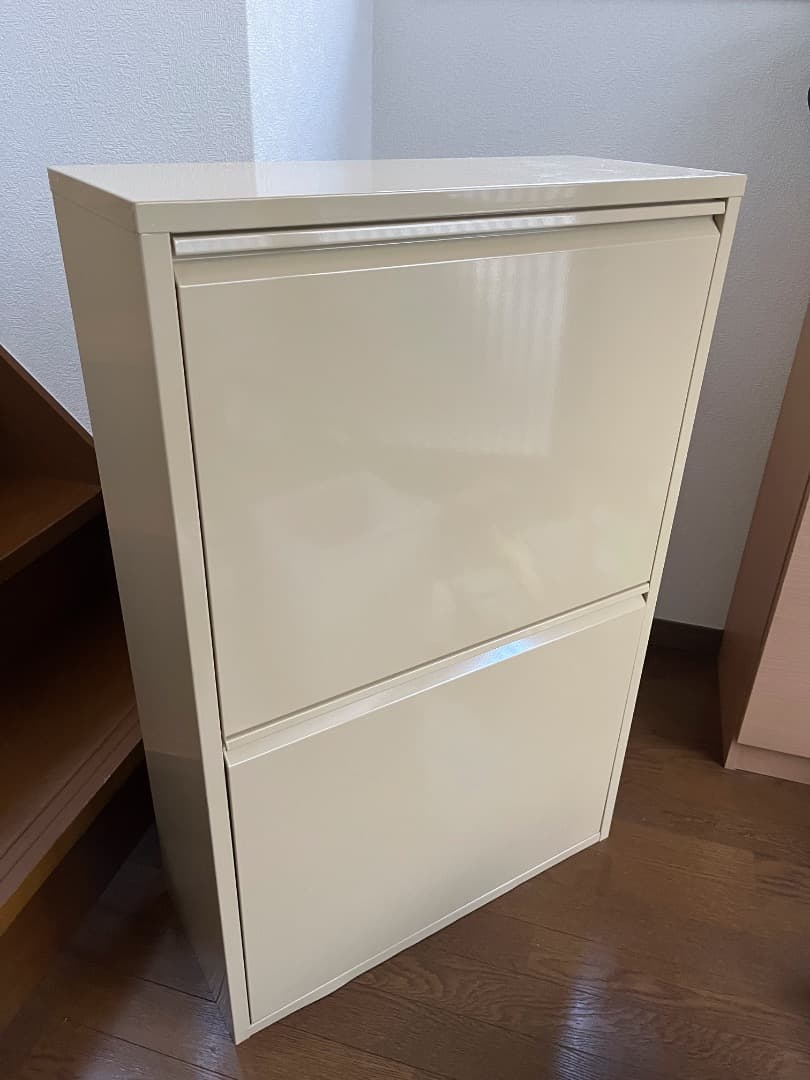 DOTTUS（ドッタス） リサイクルビン4 分別ゴミ箱 希少な光沢ベージュカラー