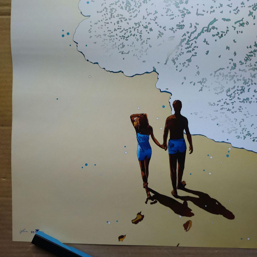 山下達郎／RIDE ON TIME新品店頭告知ポスター2003年当時物 鈴木英人