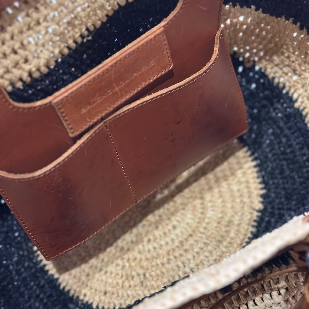 BALENCIAGA Le Cagole raffia bag cityシティ