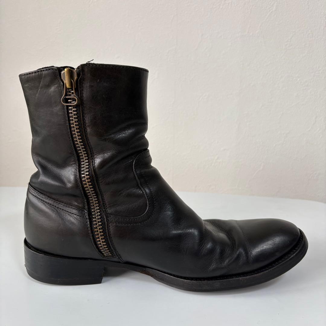 BUTTERO ブッテロ サイドジップブーツ GUIDI ブラック メンズ