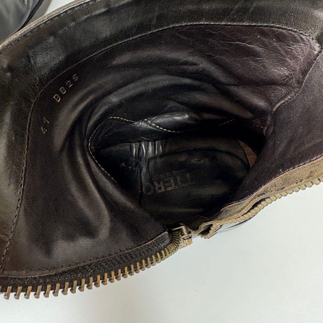 BUTTERO ブッテロ サイドジップブーツ GUIDI ブラック メンズ