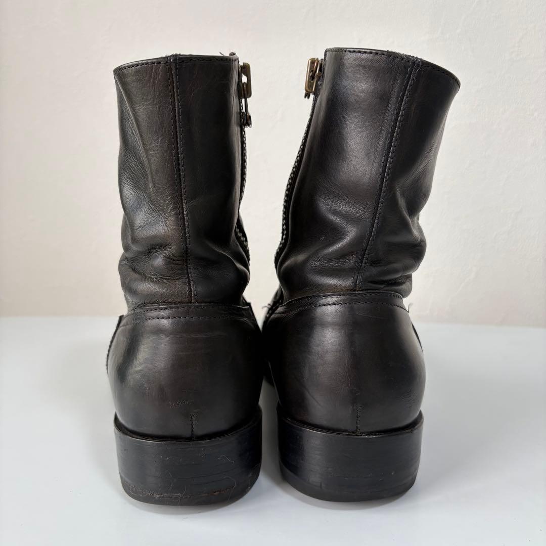 BUTTERO ブッテロ サイドジップブーツ GUIDI ブラック メンズ