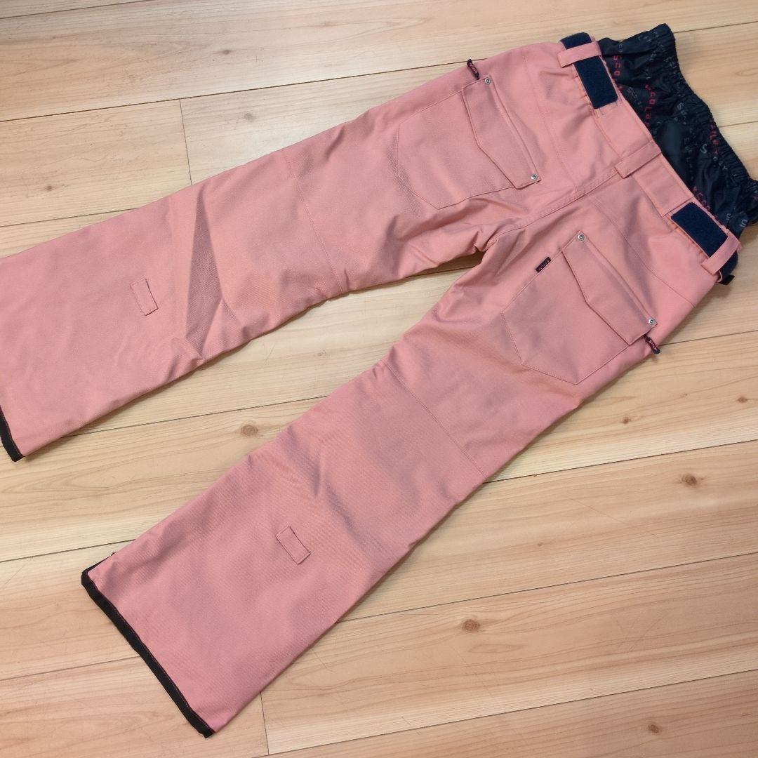 極美品！　スカラー　スノーウェア　上下セット　花柄　上L下S　スノーボード