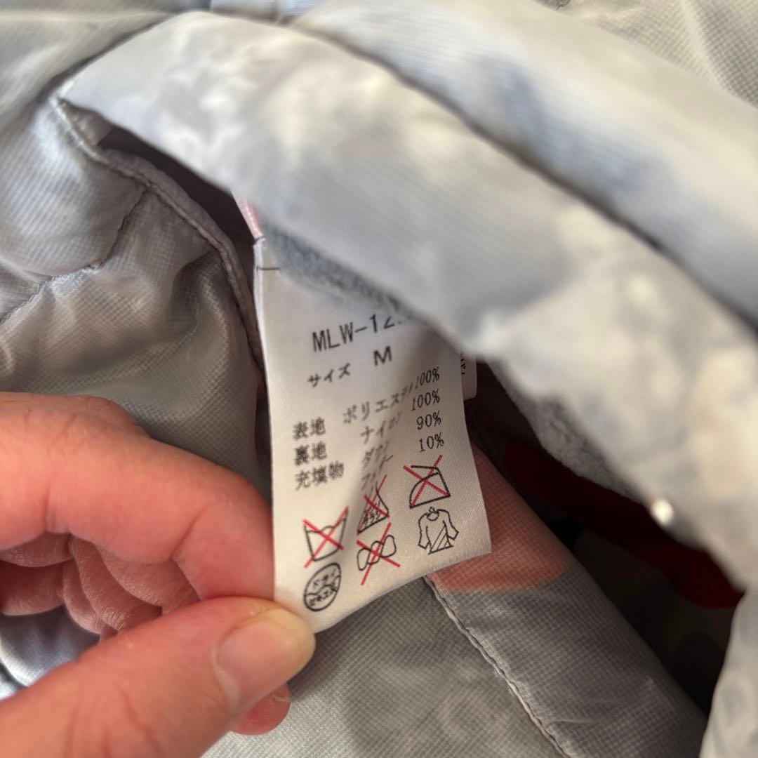 マークアンドロナ ダウン ベスト リバーシブル 迷彩 カモ オレンジ