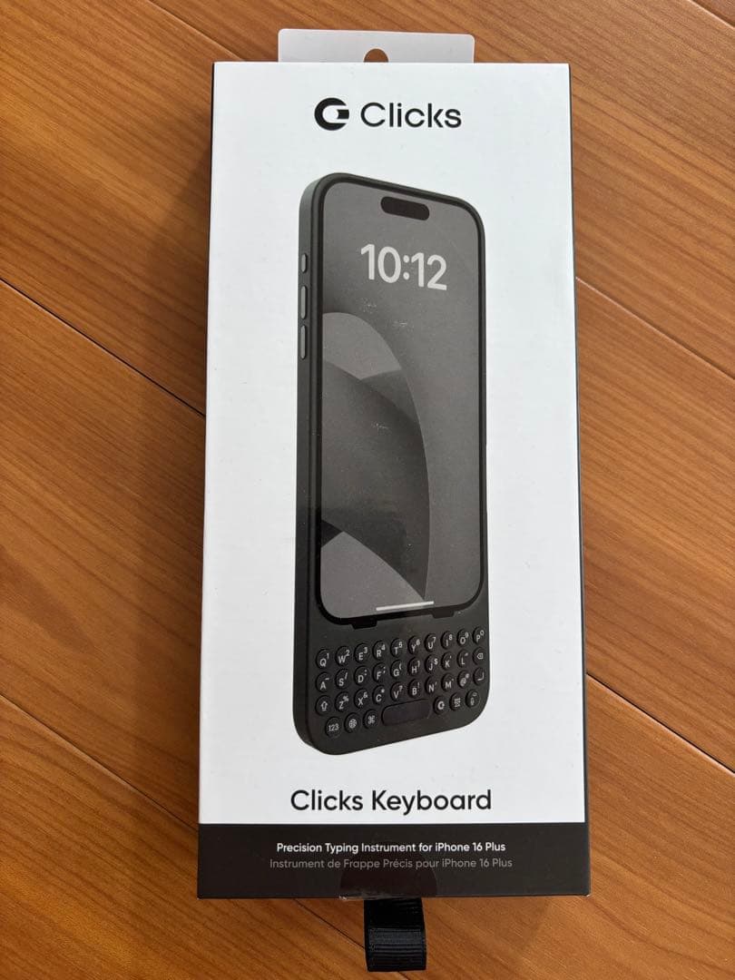 Clicks iPhone 16 Plus キーボード付きケース