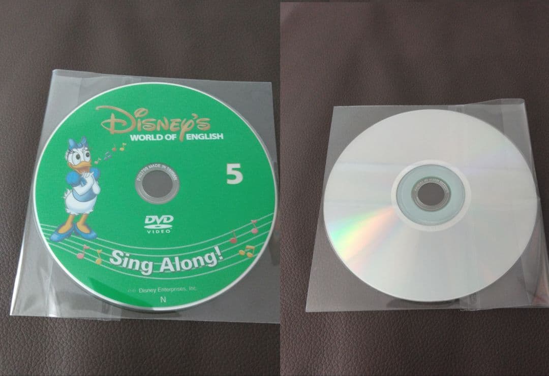 Disney ディズニー Sing along シングアロング DVD CD