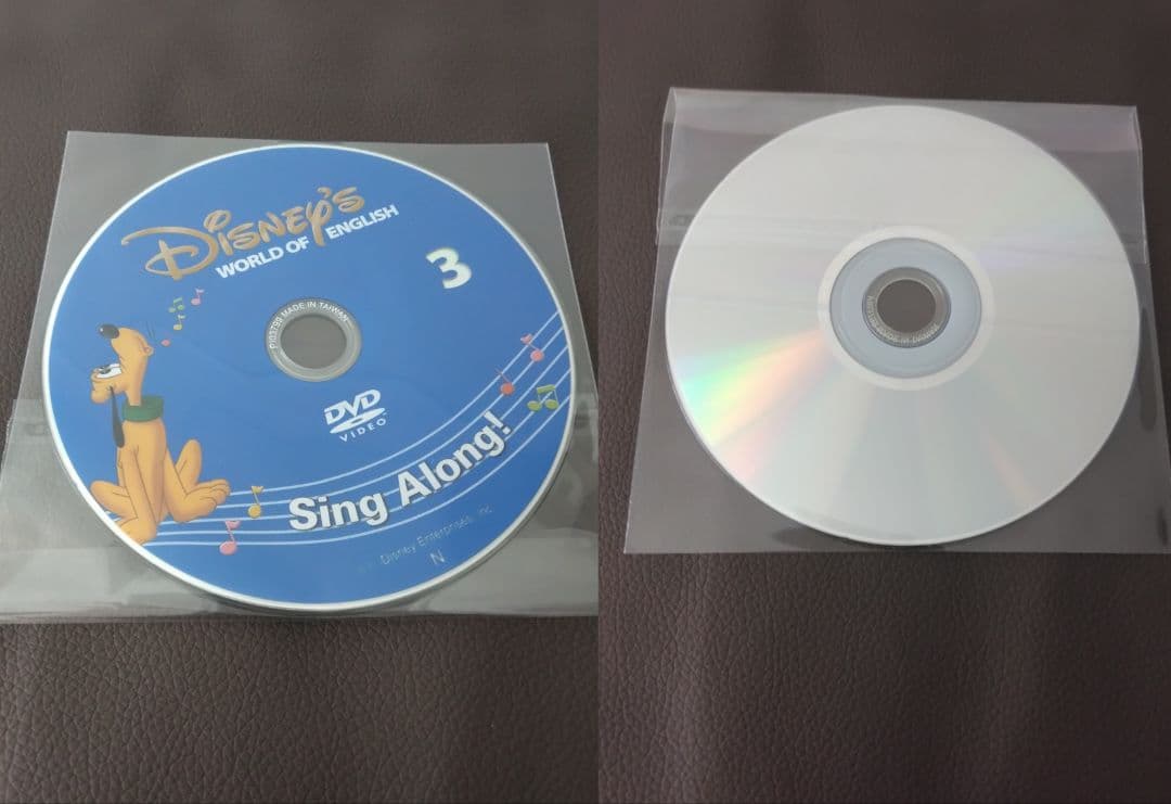 Disney ディズニー Sing along シングアロング DVD CD