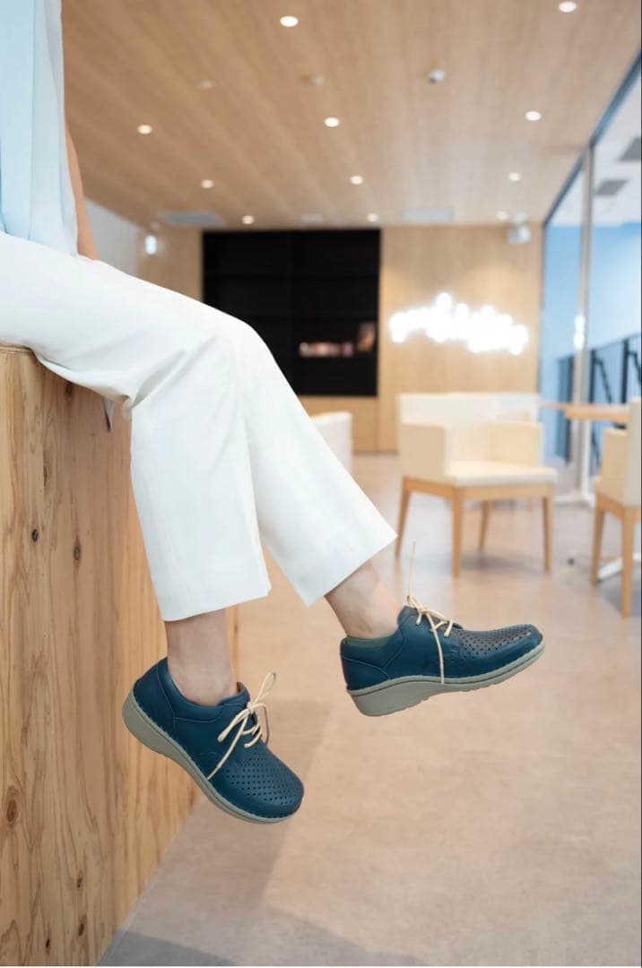 HPS パンチングレースアップシューズ 23.0