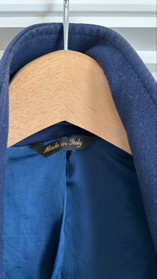 伊勢丹メンズ×ロロピアーナ レインシステム チェスターコート ネイビー 44