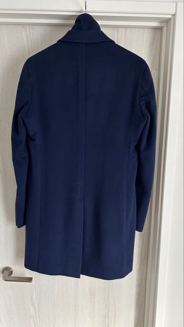 伊勢丹メンズ×ロロピアーナ レインシステム チェスターコート ネイビー 44