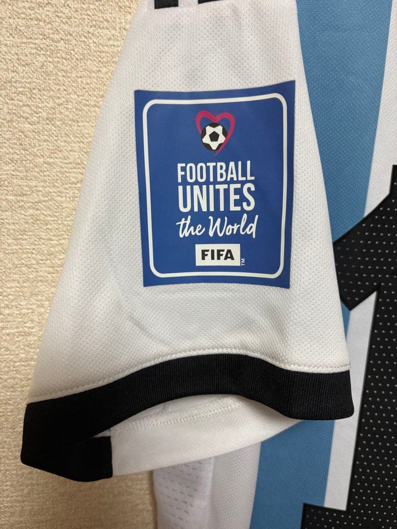 【タグ付き】メッシ 2022 W杯 フルパッチ 2XL