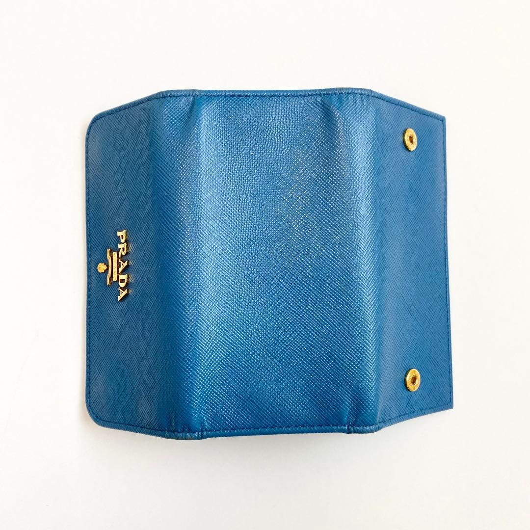 【正規品・美品】PRADA◆牛革 キーケース 6連 箱付き