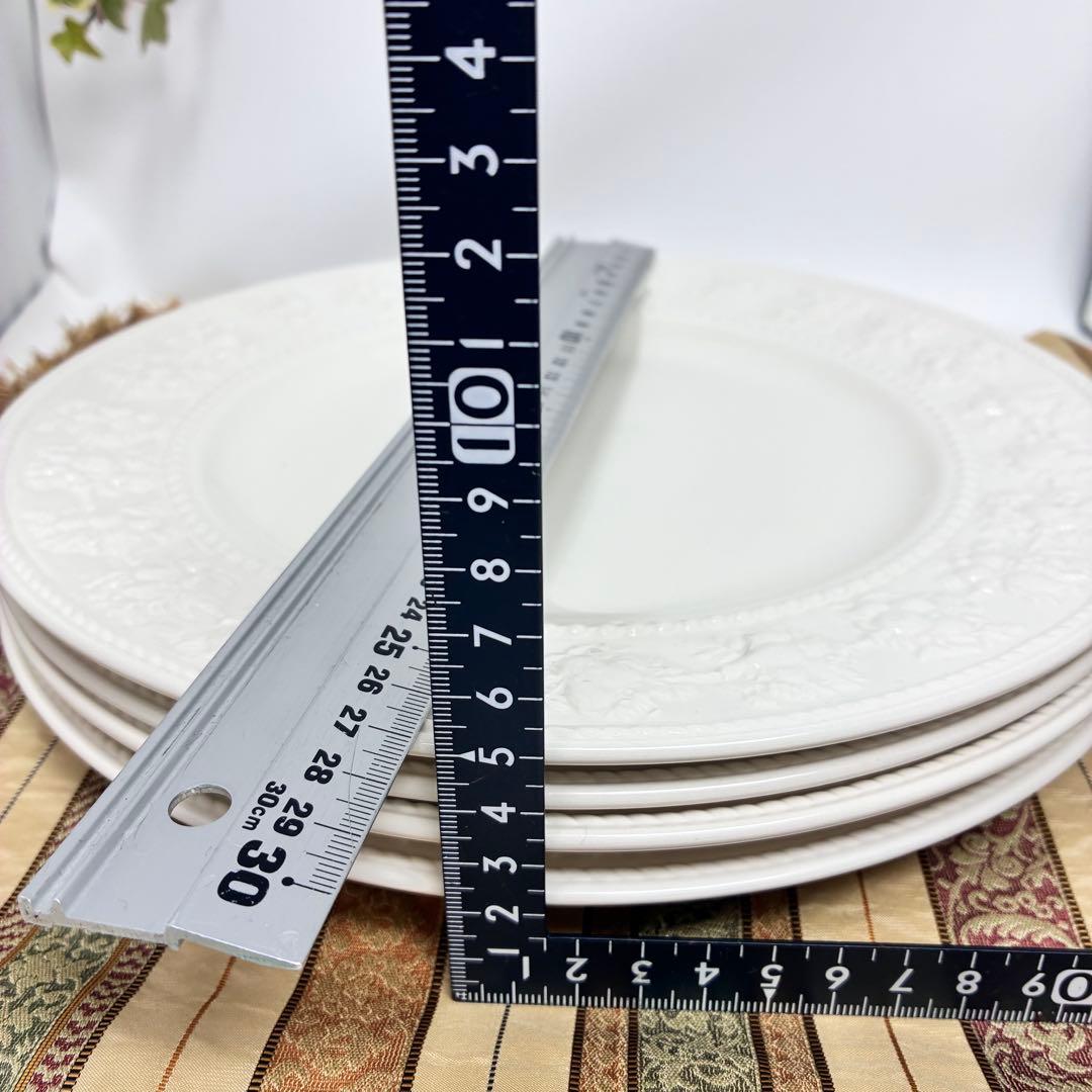 大量　ウェッジウッド　フェスティビティ　アイボリー　大皿中皿スープ皿各2枚セット