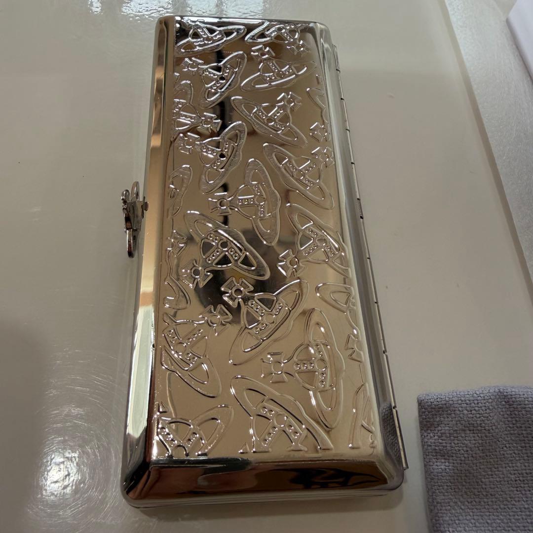 ヴィヴィアンウエストウッド シガレットケース シルバー タバコケース オーブ
