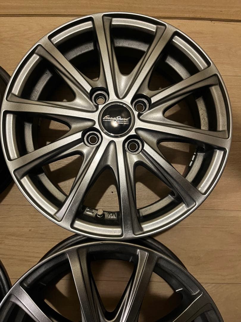 送料込！アルミホイル14インチMANARAY SPORT EUROSPEED4枚