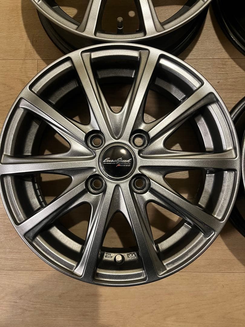 送料込！アルミホイル14インチMANARAY SPORT EUROSPEED4枚