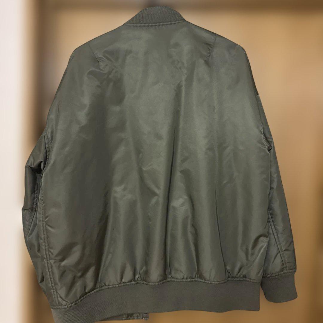 BEAMS MA-1ジャケット オリーブ XL