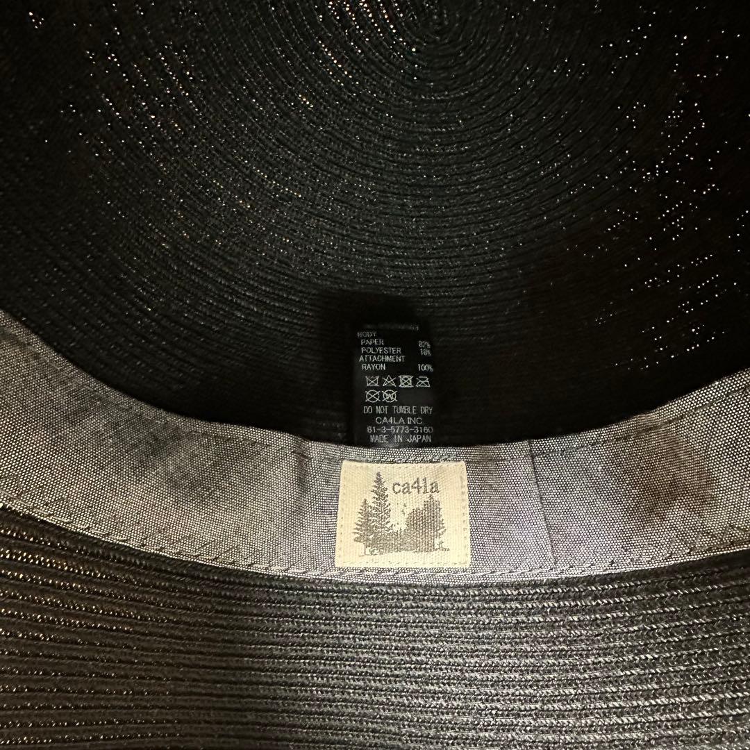 CA4LA CAMILA5 麦わら帽子　ブラック