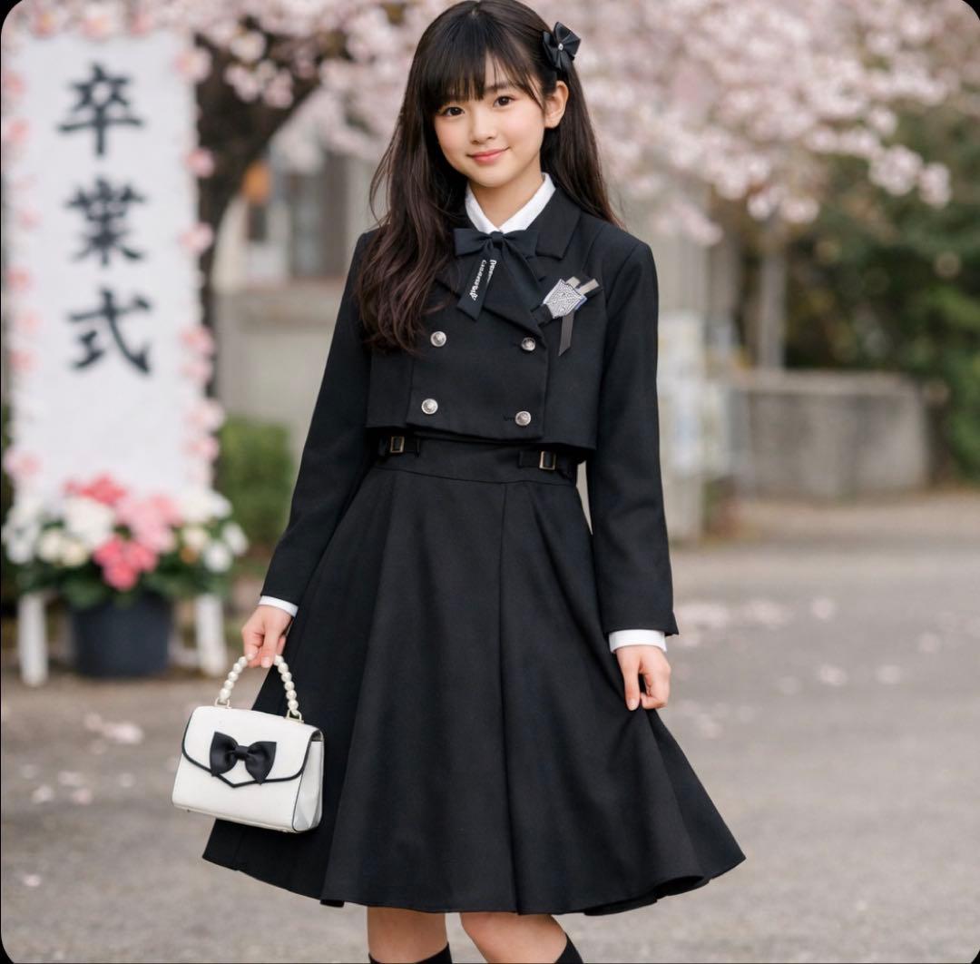 【美品】アリサナ 女の子 卒服 165 5点セット ロングスカート フォーマル