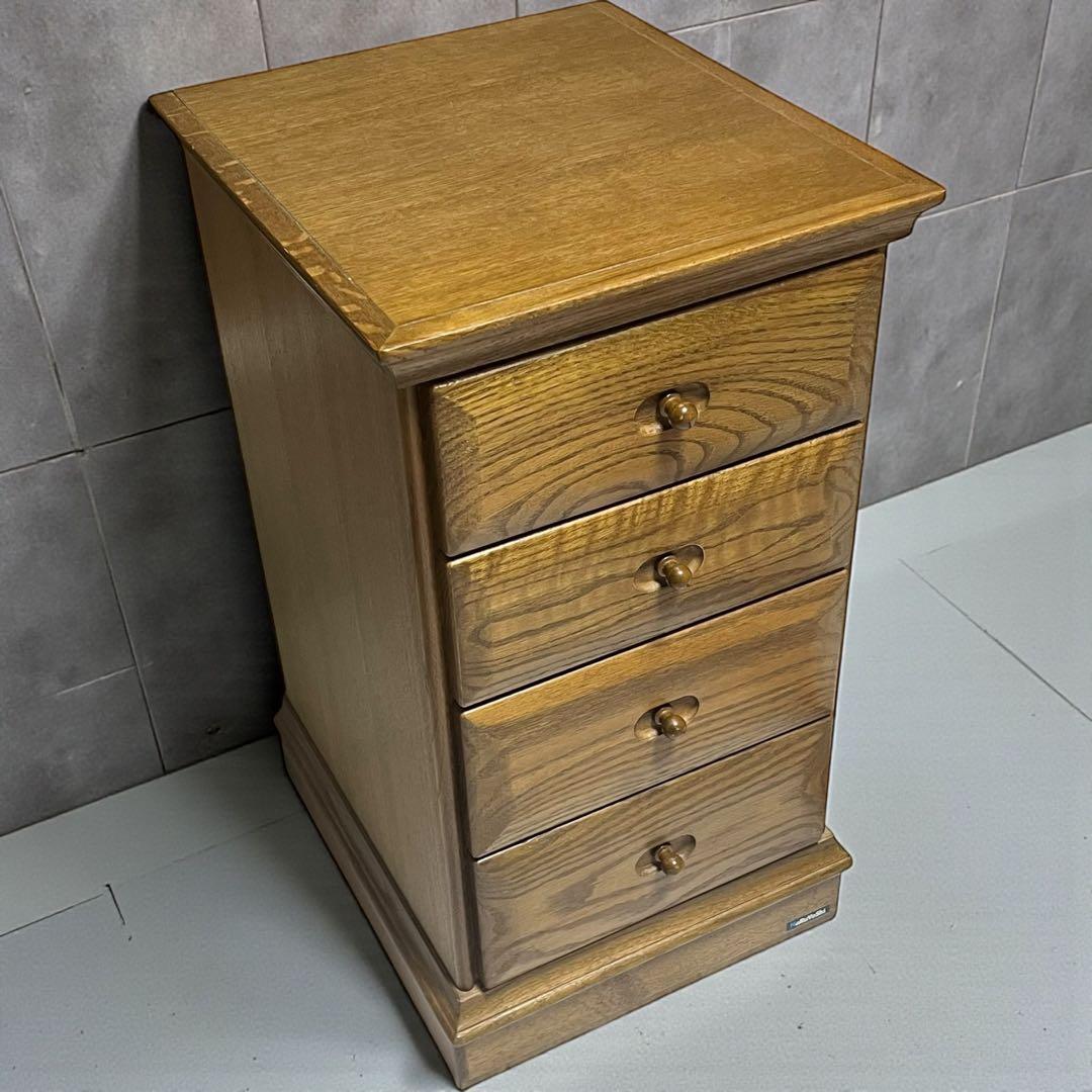 ドーモ　4段チェスト　引き出しキャビネット MaRuYoShi マルヨシ民芸家具