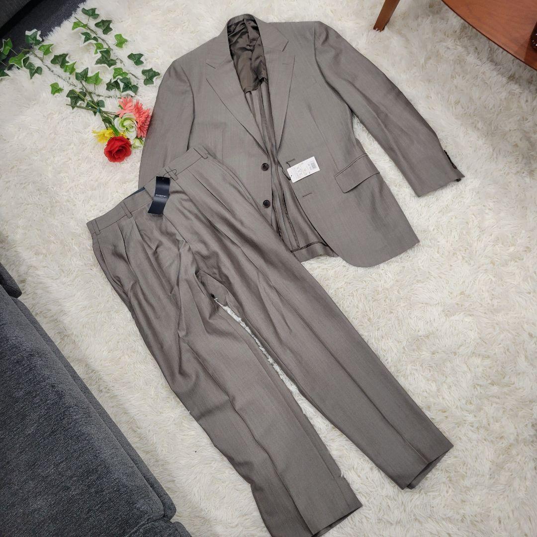 BURBERRY　バーバリー　グレー　ベージュ　スーツ　セットアップ　ジャケット