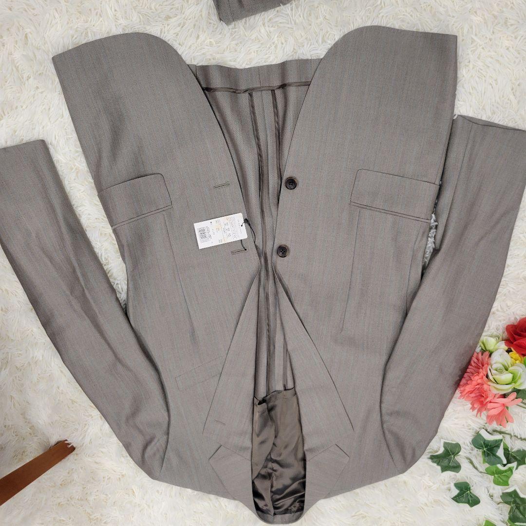 BURBERRY　バーバリー　グレー　ベージュ　スーツ　セットアップ　ジャケット