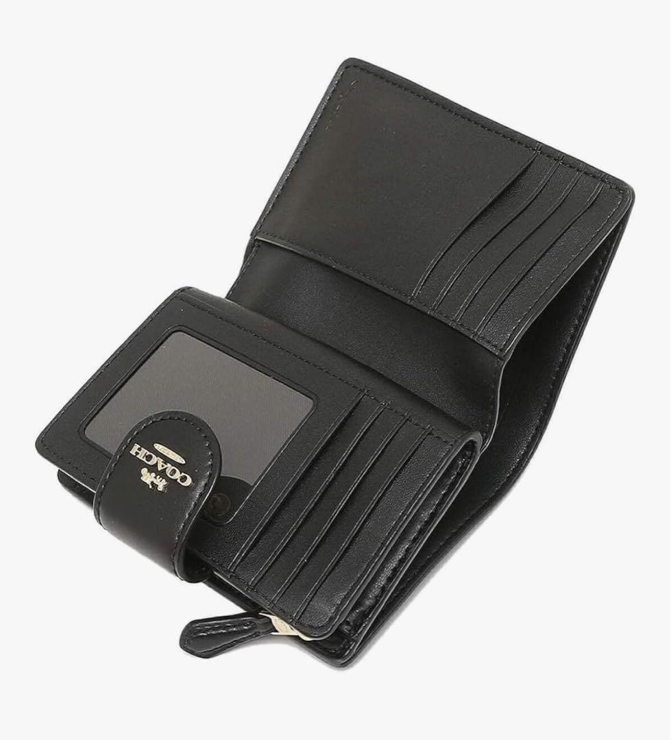 chang COACH 二つ折り財布 ダークブラウン