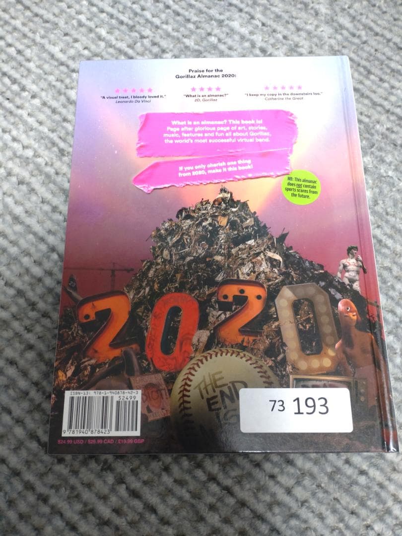 ゴリラズ書籍　The Gorillaz Art Book + Almanac