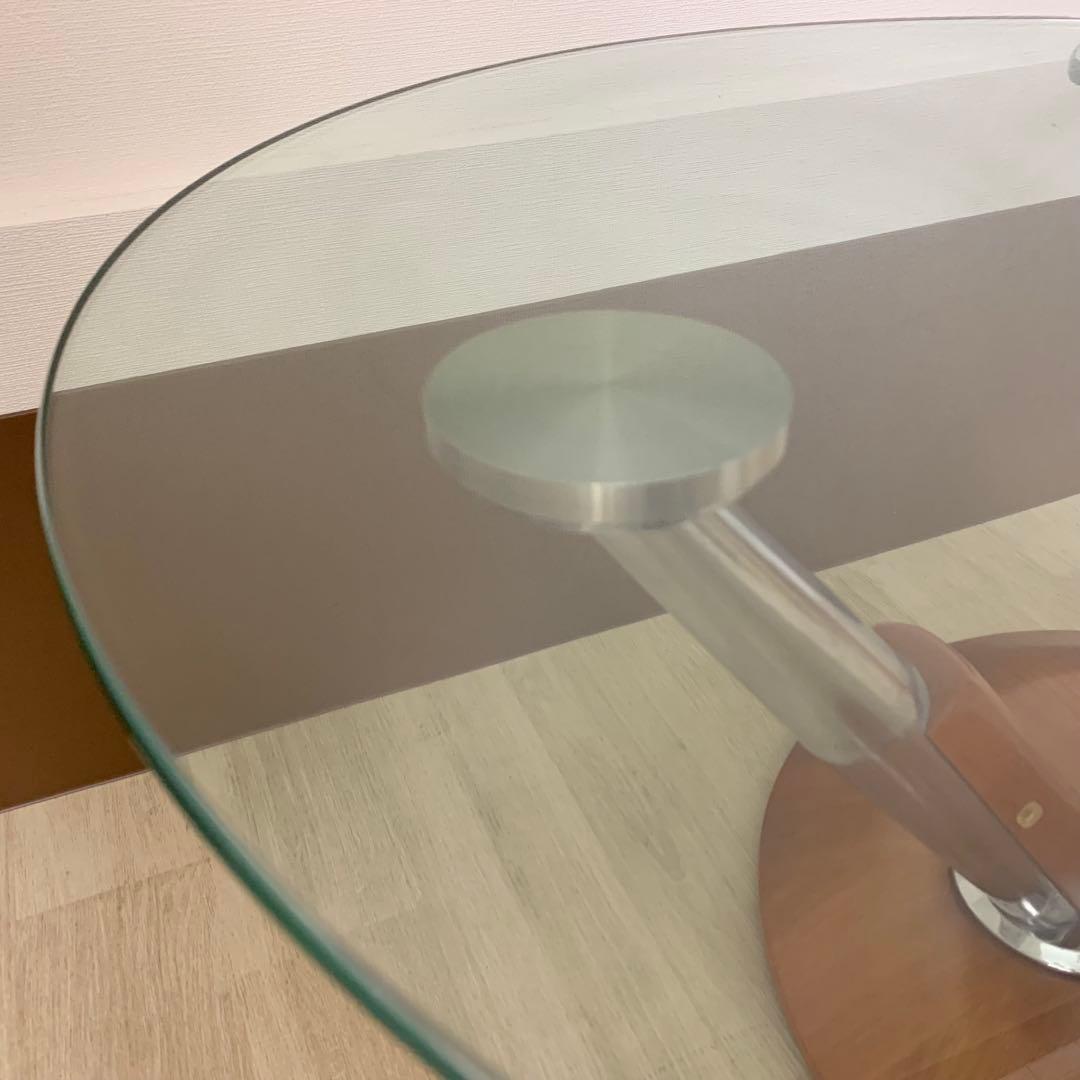 ロナルドシュミット 可動式ガラステーブル コーヒーテーブル IDC大塚家具
