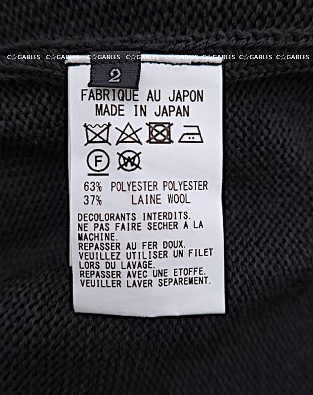 ★新品★　Y's　ワイズ　裾ジップ付き ニットロングワンピース　ヨウジヤマモト