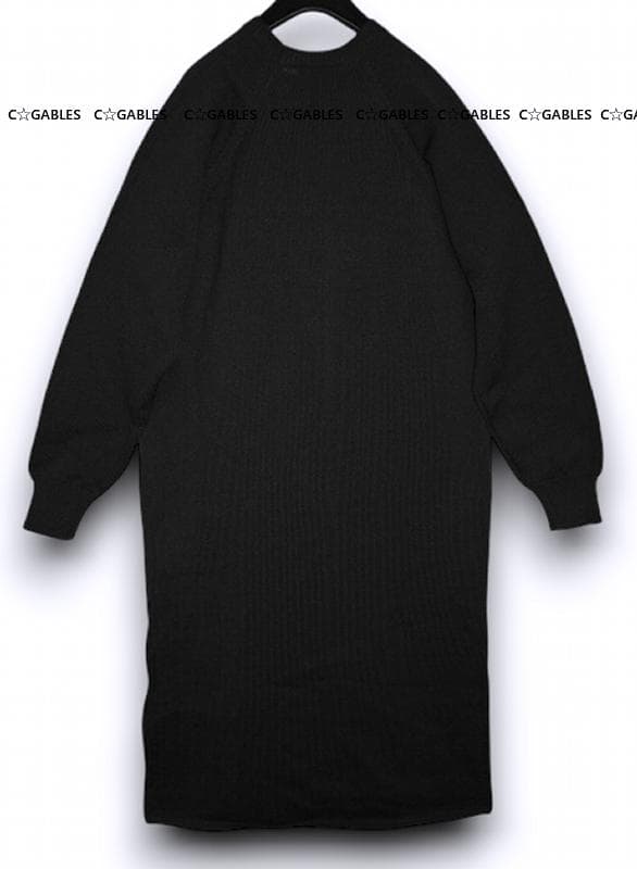 ★新品★　Y's　ワイズ　裾ジップ付き ニットロングワンピース　ヨウジヤマモト