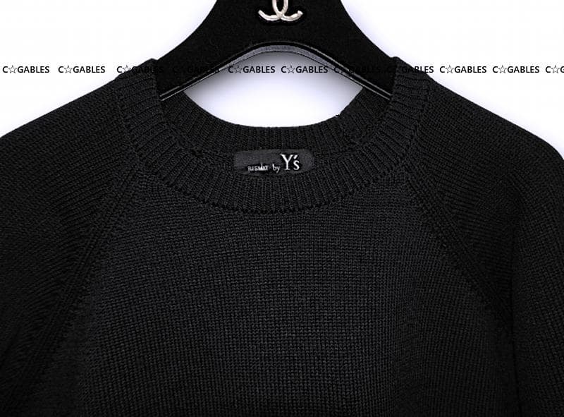 ★新品★　Y's　ワイズ　裾ジップ付き ニットロングワンピース　ヨウジヤマモト