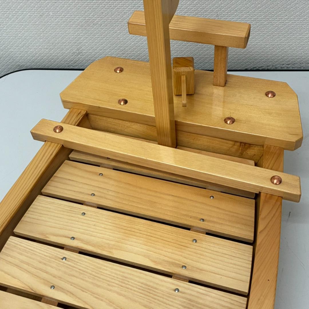 未使用　檜　大漁船　80㎝　舟盛料理　　26118