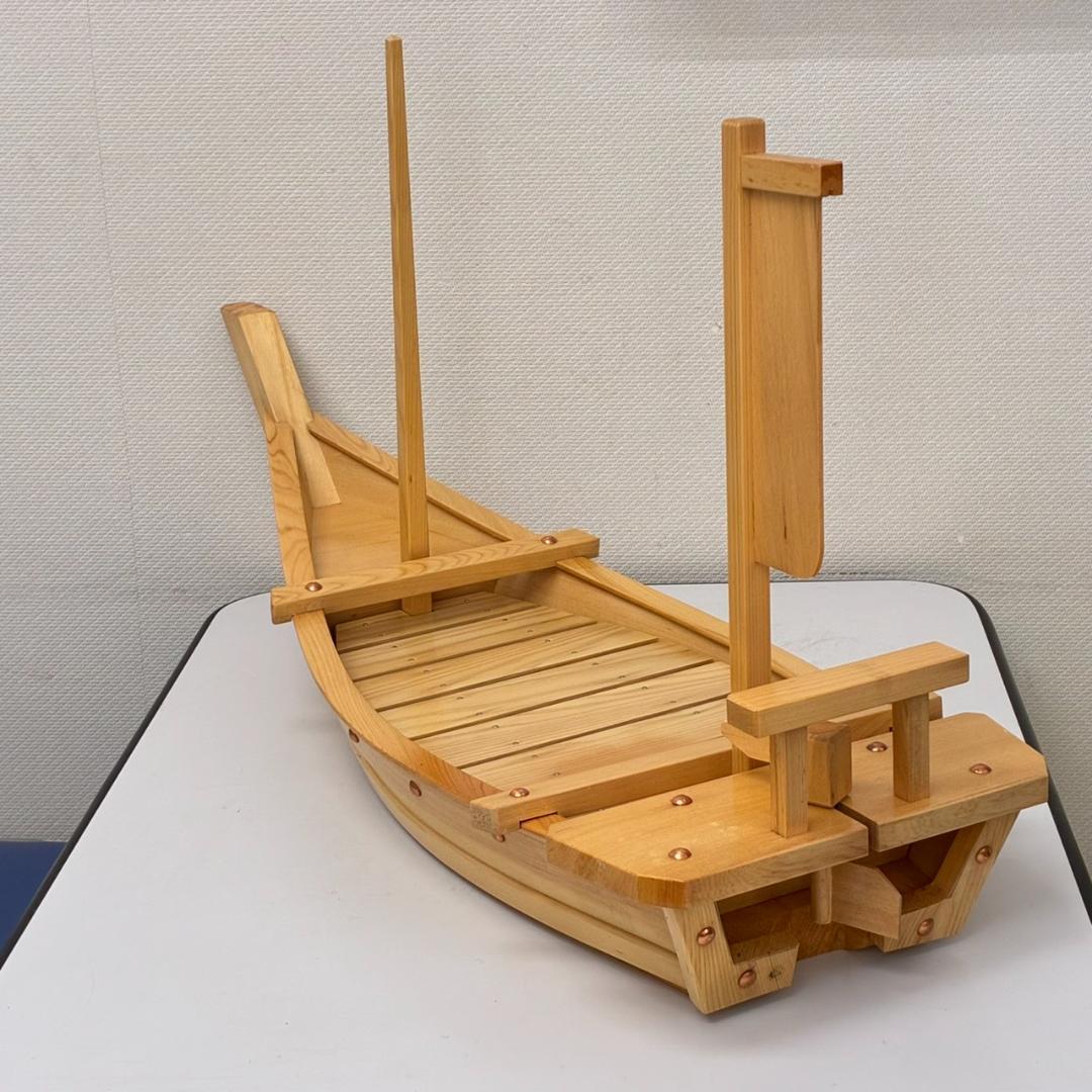 未使用　檜　大漁船　80㎝　舟盛料理　　26118