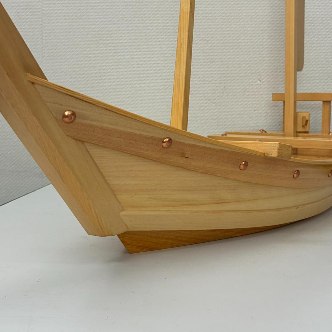 未使用　檜　大漁船　80㎝　舟盛料理　　26118