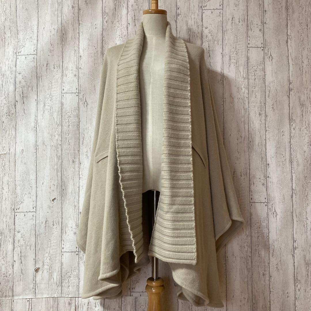 FOXEY BOUTIQUE フォクシー カシミヤ100% ロングケープコート