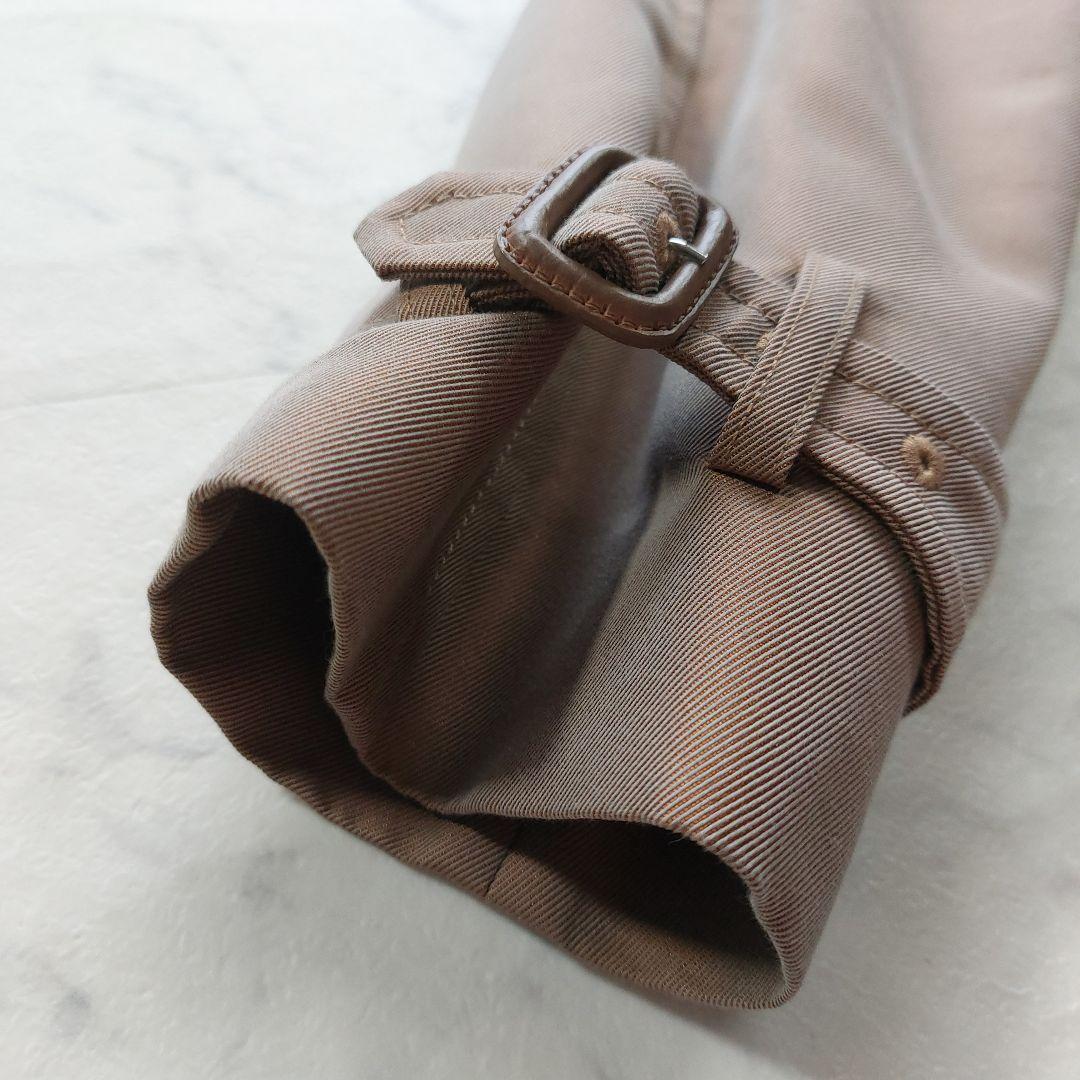 美品 ダブスタ Sov. シャンブレーツイルトレンチコート 36