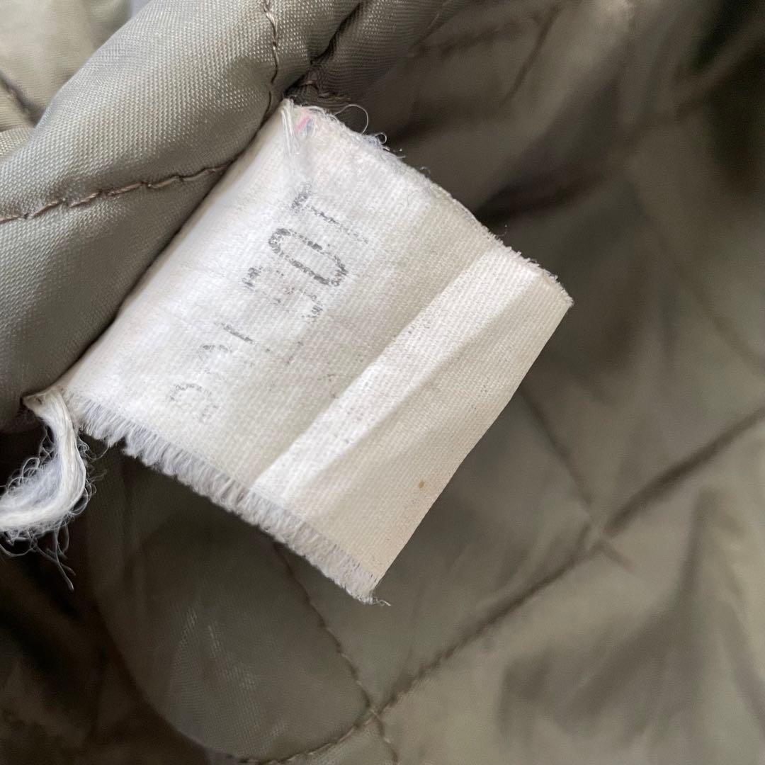 90-'s vintageダック地 ファイヤーマンジャケット ブラウン フェード