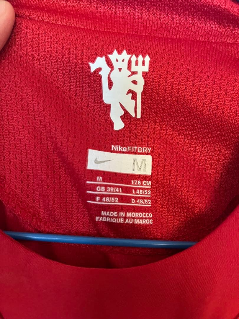 マンチェスターU 07/08 長袖 レプリカ Mサイズナイキ