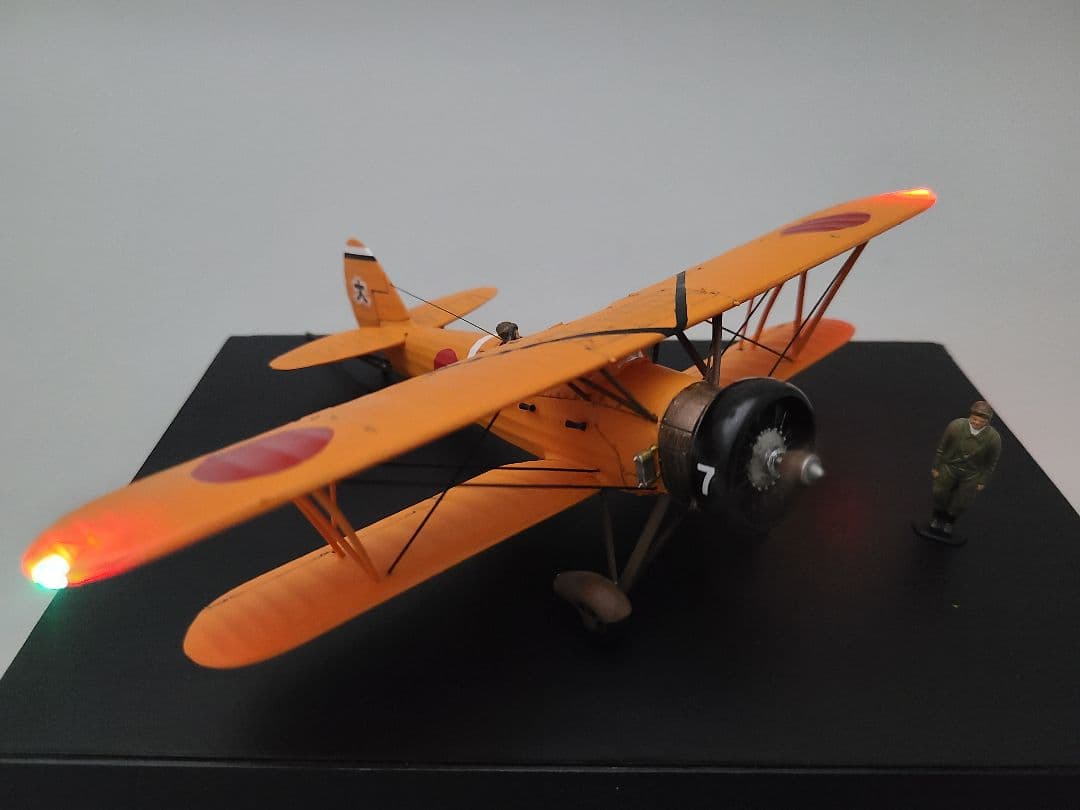 tomoya 九五式中間練習機大刀洗(赤とんぼ)リアルモーターライズ完成品