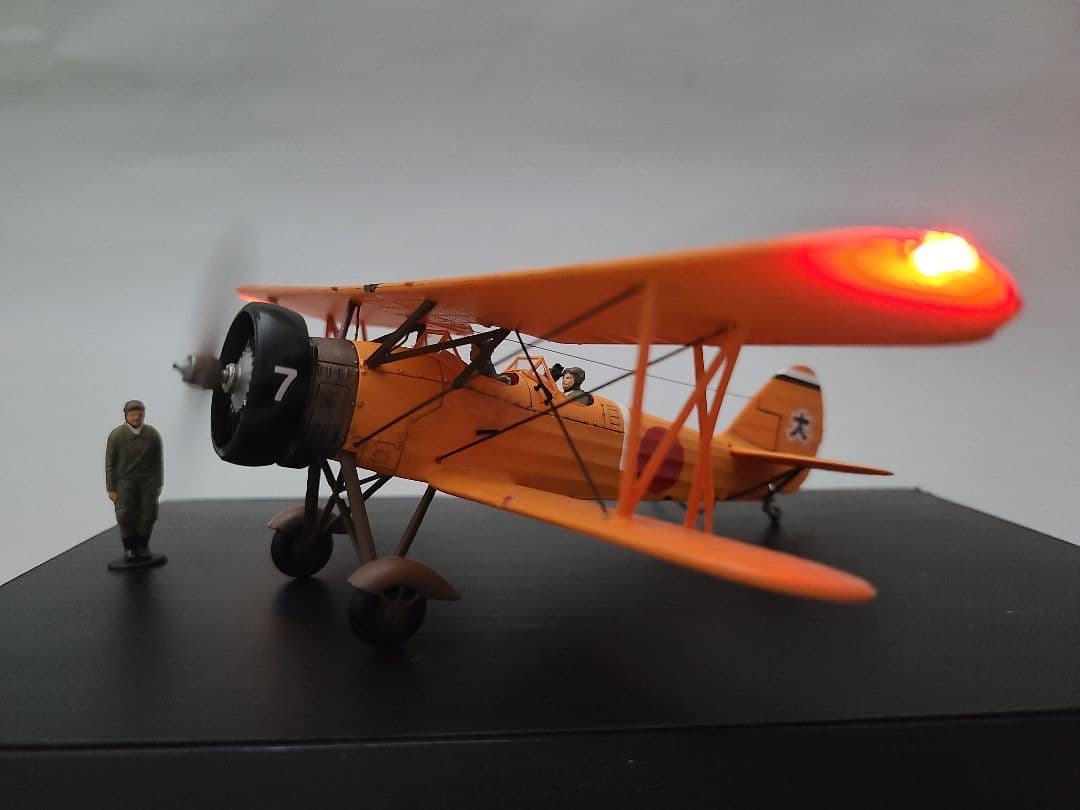 tomoya 九五式中間練習機大刀洗(赤とんぼ)リアルモーターライズ完成品