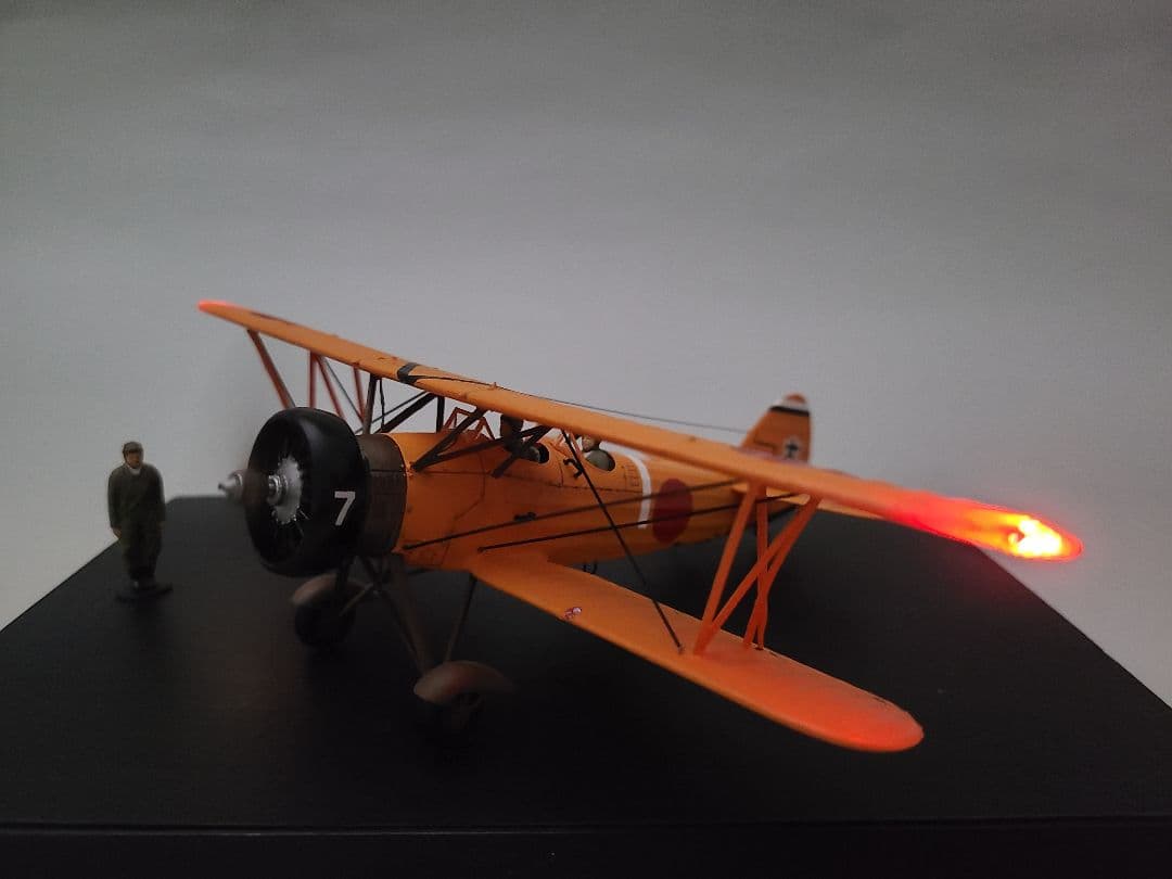 tomoya 九五式中間練習機大刀洗(赤とんぼ)リアルモーターライズ完成品