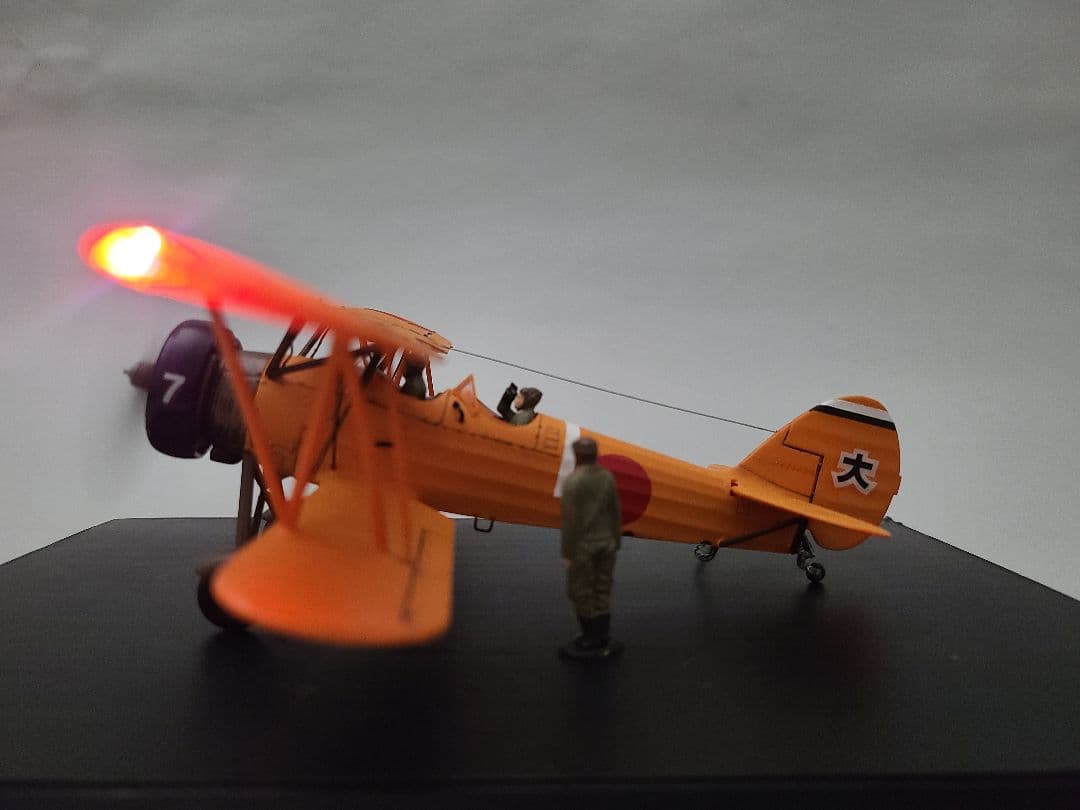 tomoya 九五式中間練習機大刀洗(赤とんぼ)リアルモーターライズ完成品