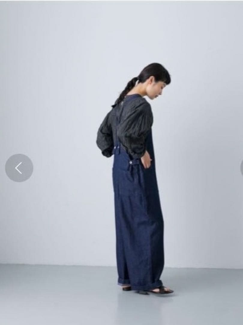 かぐれ バッククロスデニムサロペット